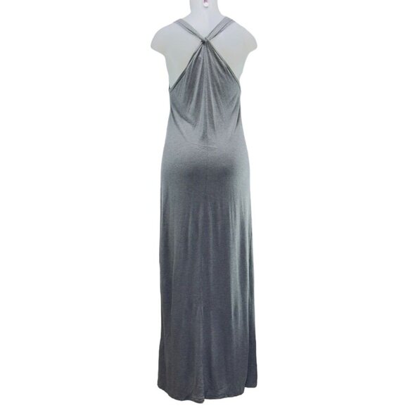 GAP Women's Gray Maxi Dress 100% Rayon Size Petite M - Picture 2 of 13